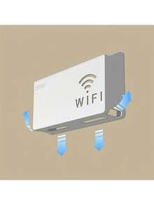 1pc Wall-Mounted WiFi Router Storage Box, Home Decor, Room Decoration - Multicolor - View 5