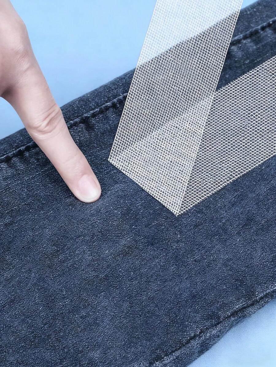 Self-Adhesive No-Sew Hem Tape - Easy Adjust Pant Length, Convenient & Quick, White, No Sewing Required, Pant Length Adjustment | Easy Stick | Self-Adhesive Tape - Multicolor - View 1