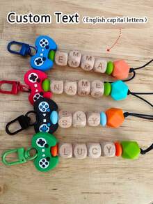 1pc Personalized Keychain/Bag Charm, Video Game, School Gift, Name Tag, Birthday, Goodie , Boy, Accessories