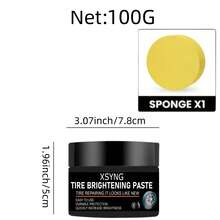 Black Plastic And Leather Repair Agent, Car Interior Repair With Color Correction, Maintenance Of Dashboard And Door Panels - Easily Applied To Car Seat Protection, Smooth Texture, Long-Lasting Shine, Restoration Paste, Suitable For Car Owners To Use - A - View 11