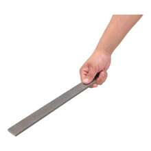 Lima Plana BASTARDA 12" FUMETAX - Desbaste Rápido para Acero, Metal y Herrería (Picado Doble SW-6303205) - Plateado - Ver 2