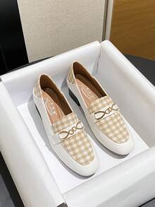 Mengshangli Women's Solid Color Preppy Style Metal Chunky High Heel Pumps For Office, Wedding, Outdoor, All Seasons - Multicolor - View 2