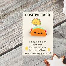 1pc/5pcs Positive Resin Taco Animals Relaxation Self Care Get Well Gemini Gifts For Women Birthday Gift Friends Friendship Sister Emotional Inspirational Support Potato Christmas Home Fall Decor - Multicolor - View 8