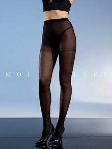1pc Classic Fashion Jacquard Stockings, Elegant And Versatile, Easy To Pair With Various Outfits For Everyday Wear