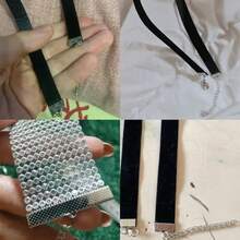 20-50 Stücke/Los Edelstahl Crimp Verschlüsse Schnur Endkappen Schnur Schleife Leder Clip Halskette Armband Verbinder für Schmuckherstellung Zubehör - Seilschnalle - Übersicht 4