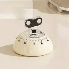 1 pieza Temporizador de cocina magnético de lujo, temporizador de cuenta regresiva preciso, se adhiere al escritorio/refrigerador, mecánico - Multicolor - Ver 6