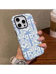 Summer Palm Tree Design Phone Case Suitable For IPhone17/IPhone17 Air/IPhone17 Pro/IPhone17 Pro Max/16 Pro Max/15 Pro Max/14 Pro Max/13 Pro Max/12 Pro Max - White 1 - View 5