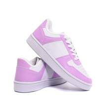 Women's Fashion Platform Sneakers – Comfortable, Soft And Modern - 紫色 - 查看 2