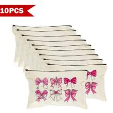 1 Peça / 5 Peças / 10 Peças Bolsa de Lona com Tema de Enfermeira, Bolsa com Zíper, Bolsa de Kit de Sobrevivência, Bolsa Medicinal, Impressão de Padrão de Letra/Flor/Onça/Coração/Arco-íris, Bolsa Divertida para Maquiagem, Bolsa de Toucador Portátil para Viagem, Organizador de Maquiagem, Bolsa Cosmética, Bolsa de Higiene, Coleção de Banheiro, Coleção de Quarto, Grande Capacidade