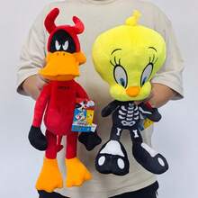 LOONEY TUNES 1 套经典毛绒玩具：35 厘米崔弟鸟和 42 厘米毛绒玩偶，儿童礼物 - 彩色 - 查看 7