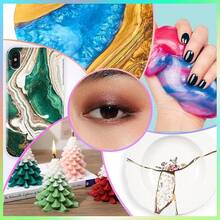 Matio Mica Powder, 1.8oz/ 50g White Pearlescent Effect Mica Powder Epoxy Resin Natural Color Pigment Soap Making, Bath, Candle Dye, Resin, Paint,Nails,Jewelry, Slime Pigment - 酒紅色 - 查看 2