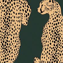 1 件翡翠绿猎豹印花海报、绿豹帆布画印花、多巴胺装饰、复古海报、当代复古豹纹时髦墙壁艺术、公寓艺术、无框架 - 彩色 - 查看 6