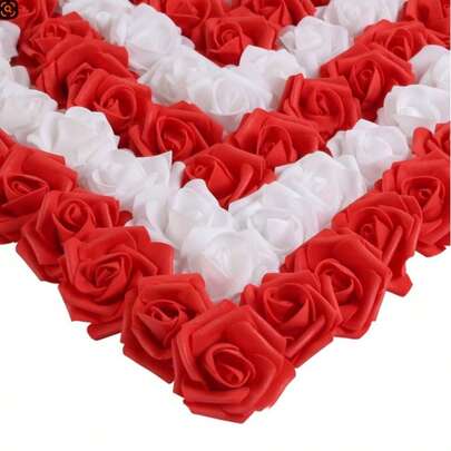 7cm Imitation Foam Rose Wedding Home Decoration Wreath With Rose Head