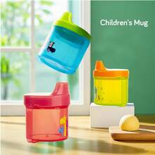 1pc Hard-Billed Duckbill Cup, 1.96 Oz (Approx. 55.8 G) Easy To Hold, Spill-Proof Toddler Cup, 1 Pack, Multi-Color Optional - Uniform Color - View 2