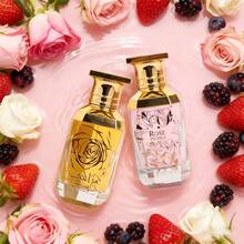 1 Bottle 100ml/3.4oz Fragrance, Large Capacity Long-Lasting Fragrance, 3 Scent Options: Rose, Women's Fragrance, Luxury Gift Box Packaging, Blending Unique Aroma And Aromatic Oils, Best Gift For Fragrance Therapy Enthusiasts, Suitable For Various Occasions And Ideal For Holiday Gifts. - Multicolor - View 4