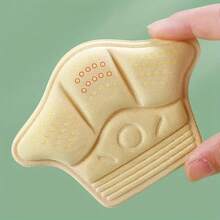 2pcs/4pcs Adhesive Heel Protectors, Unisex Casual Shoes, Sandals, Sneakers, Foot Care Cushion Pads, Anti-Friction Heel Grips, Suitable For Large Size Shoes, Adjustable For Small Shoes, Black & Beige, Breathable Material, Soft Padding, Seamless Design, Invisible Inserts For Casual Shoes, Sandals, High Heels Insulation, Galentines, Puppy, Carnival