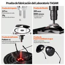 Lentes De Sol Polarizadas Para Hombre Caballero Tagiar Uv400 polarizadas con protección UV400, espejo, para hombres y mujeres, ideales para pesca, conducción, verano, playa y viajes - Negro - Ver 8