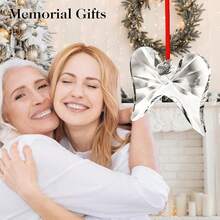 H&D HYALINE & DORA 3 Inch Christmas Crystal Angel Wing Ornaments For Christmas Tree Unique Angel Wing Hanging Ornament For Holiday Decorations{Inchcolor_nameinch:Inch\Inch2025\Inchinch} - 英吋2025英寸 - 查看 5