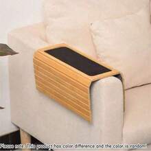 1 pieza/2 piezas Bandeja para reposabrazos de silla, Bandeja para reposabrazos de sofá, Bandeja para reposabrazos de sillón reclinable, Bandeja de sobremesa, Bandeja de reposabrazos de sofá de madera, Bandeja de reposabrazos de escritorio/silla, Caja de almacenamiento y exhibición de sobremesa, Bandeja y cuenco decorativos, Bandeja de decoración del hogar