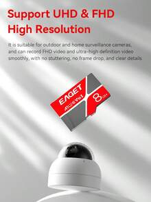 EAGET 64GB Micro SD Memory Card 100MB/S,32GB,16GB,8GB U1 V10 Flash Card Micro SD Memory Card /Android Phones/Computer/Gopro/Game Console Free 5 Adapters For Camera