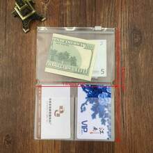 旅行者笔记本拉链文件夹袋 | 带名片夹的塑料收纳袋，适用于 TN 日记本/期刊/剪贴簿/笔记本 | 标准和护照尺寸日记本配件、储蓄计划、双周储蓄计划、10000 储蓄计划、储蓄策略 - 磨砂 - 查看 16