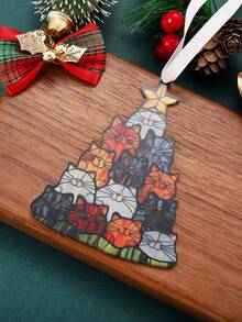 Đồ trang trí cây thông Noel hình mèo, Đồ trang trí treo cửa sổ bằng acrylic hình mèo cây thông Noel, Đồ trang trí treo cây thông Noel, Đồ trang trí nghệ thuật treo hình mèo đáng yêu, Đồ trang trí nhà Giáng sinh, Quà tặng Giáng sinh cho người yêu mèo Đồ trang trí Giáng sinh Trang trí phòng - Nhiều màu - Xem 7