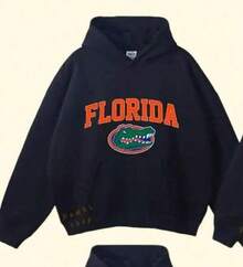 Vintage Sport Teams Collection Unisex Crewneck Black Hoodie, Graphic Team Collection Hoodie, Gift For Fans-New Arrivals For Autumn/Winter: Unisex-L91 - 佛羅裡達 - 查看 8