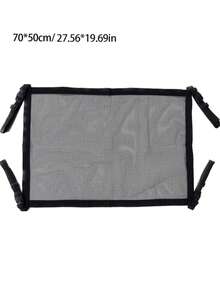 黑色车顶行李网，加强型承重不下垂双层网状车顶储物整理器，车顶行李网，长途旅行和露营用的车顶储物整理器，内饰配件，汽车用品，汽车内饰配件，汽车整理配件