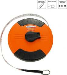 Cinta Larga Fibra de Vidrio Cinta Métrica Profesional Doble Cara 50M, SW-81130703 - 30 millones - Ver 9