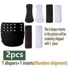 2pcs(1pc Diaper+1pc Insert)Adult Diaper Pants, Unisex Leakproof Waterproof Briefs With Adjustable Side Buttons, Reusable Polyester Lining, Breathable Fabric, Good Absorbency For Incontinence, Suitable For Elderly, Pregnant Women, Postpartum, Disabled, Long Drives - Multicolor - View 16