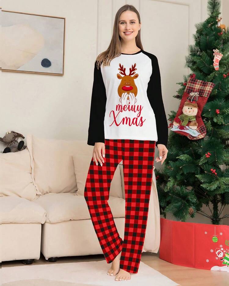 Pijama Navideña Familiar Dama Caballero Niño Y Niña - Hombres - Añade 4