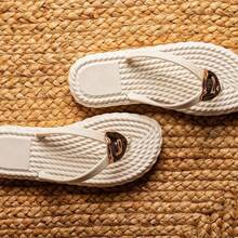 Women's Casual Morocco Flip Flops Comfortable Promotion Launch - trắng - Xem 3