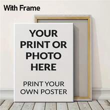 1幅带框可定制家庭照片帆布画，个性化家庭帆布画，印刷市场定制帆布画，多功能，可重复使用，装饰精美，时尚，适合盛大晚宴、温馨氛围，可用于乔迁新居、旅行收纳等场合。 - 彩色 - 查看 13