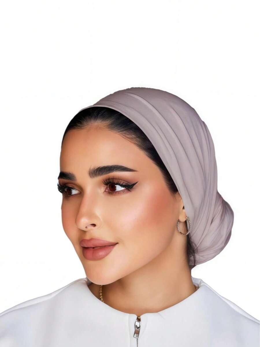 1 chiếc khăn trùm đầu dễ dàng cho nữ, khăn trùm đầu màu trơn cổ điển dùng ngay, 3 cách đội khác nhau, khăn trùm đầu co giãn đa năng và tiện dụng, vải Modal mềm mại và thoải mái, thích hợp để mặc hàng ngày, chơi thể thao, tập yoga cho trang phục thường ngày