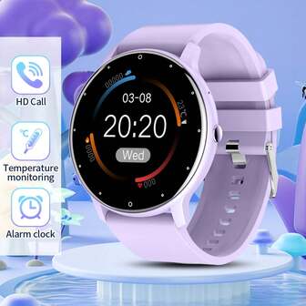 ESFOE 智能手表，时尚防水表带，监测心率、血压、睡眠，智能语音通话，天气预报，多种运动模式，男女通用运动手表