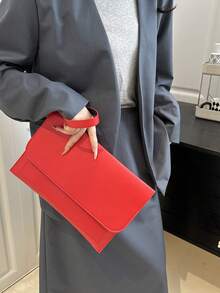 Nueva bolsa de mano tipo sobre pequeña, bolso de embrague de estilo vintage para mujer, diseño de nicho a la moda