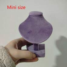 Miniature Necklace Pendant Display Stand Choker Beads Chain Organizer Neck Portrait Neck Model Stand - Mini Size - View 5