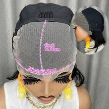 无胶直发鲍勃假发 13x4 女士蕾丝前假发 短直发鲍勃真人发假发 预拔预剪无胶假发 巴西假发 初学者可直接佩戴 适合所有人 音乐节 母亲节 狂欢节 - 自然色&黑色系 - 查看 8