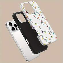 Stocking Stuffers 1 PCS Fashionable Design Two-In-One Phone Case, This Sturdy Dual-Layer Phone Cover Offers Excellent Protection And Durability, Making It Drop-Resistant, Compatible With IPhone 17, 16, 15, 14, 13, 12, 11, Plus, Pro Max, Perfect As A Birthday Gift, Christmas, Halloween Gift For YouThe Perfect Christmas Phone Case,Gifts For Women And Men Gifts. - 1PC - View 8