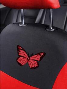 9件套通用汽车座椅套，包含2个前排座椅套、1个靠背套、1个后排座椅套和5个头枕套，适用于轿车、SUV、MPV，兼容安全气囊。4件套包含：2个前排座椅套、2个头枕套。