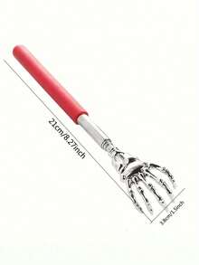 2 Stücke ausziehbare Rückenkratzer, Edelstahl tragbare teleskopische Gummigriff Rückenkratzer als Geschenk zu Thanksgiving, Geburtstag, Weihnachten, Schule, Reise, Reiseaccessoires, Haushaltsartikel, Spa, Massagetool, Massage, Massagegerät, Spa