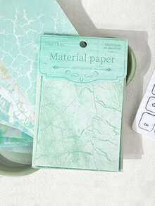 30 Sheets/Pack, Waviness Pattern Material Paper, You Can Write Message Notes, Used To Write Background Paper, Photo Scrapbook, Card Booklet Paper Decoration, DIY Origami Box Packaging, Gift Box Packaging, School Supplies - Multicolor - View 11