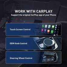 2026款无线CarPlay适配器，兼容/安卓系统 - 连接快速，无延迟，支持免提通话，无线适配器充电器CarPlay加密狗 - 黑色 - 查看 9