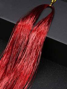 1件闪亮亮片发饰，是打造嬉皮风辫发造型的理想美发工具，让女性闪耀夺目。 - 彩色 - 查看 18