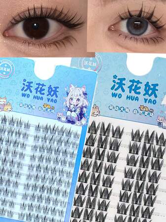 180pcs-2 Packs False Eyelash Set - Extra Large Capacity For Daily Makeup, Perfect For Dates, Work And Parties