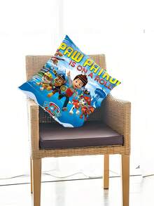 Paw Patrol Theme - Paw Patrol Hero Accessories: Cute Puppy Patrol Plush Throw Pillow, Suitable For Living Room, Sofa And Bedroom. Fluffy Gray Cartoon Archie Cushion, Soft And Comfortable Touch. A Perfect Gift For Friends And Family On Holidays And Parties. - Multicolor - View 2