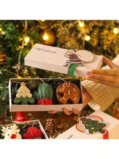 1个手工花香容器蜡烛礼品，花朵造型装饰蜡烛，营造氛围，房间装饰，圣诞礼物，闺蜜礼物，毕业礼物，生日礼物，结婚礼物，母亲节礼物，爱人礼物，送给女性/女孩的礼物，婚礼纪念品，家居装饰，生日装饰，英国梨和小苍兰圣诞装饰