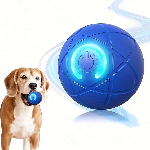 Interactive Dog Toy Automatic Rolling Ball Small Medium Dogs Smart Jumping Vibrating Rotating Ball Keep Busy [2025 New Upgraded Version]