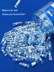 100个一次性滤嘴，可重复使用，便携，居家必备，减少焦油和烟雾，适用于所有男女香烟和电子烟设备（不包括电子烟油）；可清洗的香烟滤嘴 | 男士生日礼物 | 一次性香烟滤嘴 | 香烟烟嘴滤嘴 | 香烟配件 | 一次性滤嘴香烟 | 吸烟者 - 彩色 - 查看 12