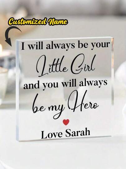 Custom Acrylic Commemorative Plate - Heart-Shaped Valentine'S Day Gift With Arabic Calligraphy & Floral Design, Personalized Anniversary, Wedding, Or Colleague Keepsake, Perfect For Home, Office, Or Party Decorations, Valentines Decorations,Only Acrylic Sheets, Other Products Are For Display